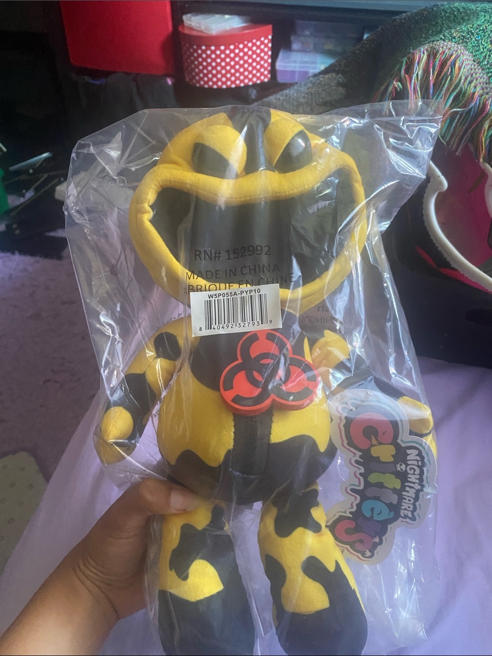 Icky licky plush
